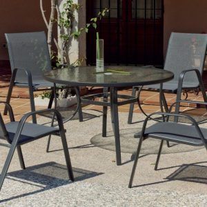 conjunto de comedor para terraza