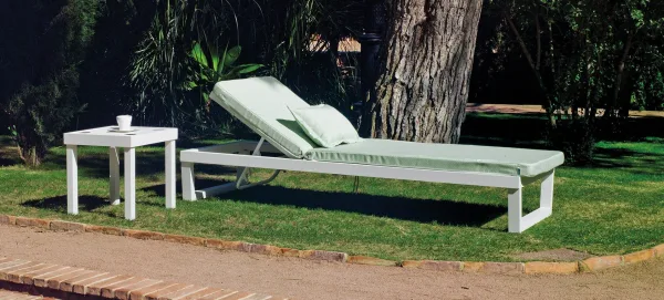 Tumbona de aluminio reclinable Alhama