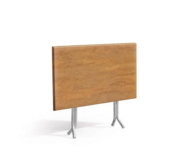 Mesa rectangular pata plegable y tablero Werzalit Senia