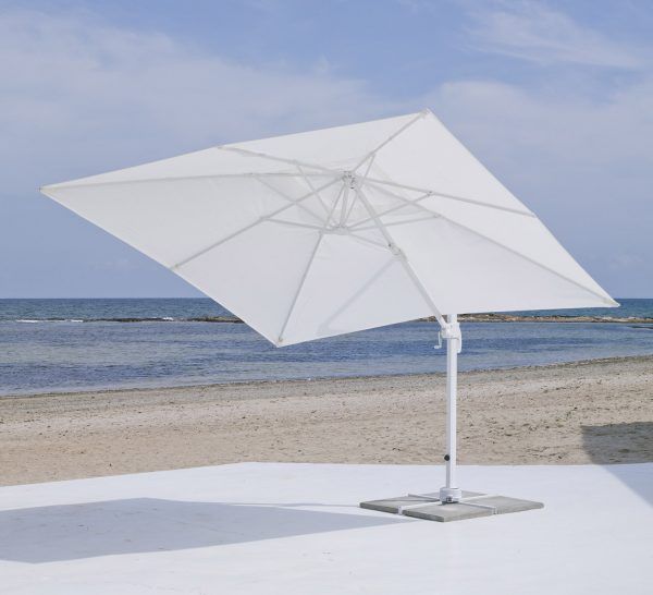 Parasol excéntrico 3x3 con manivela Gabana