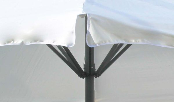 Detalle Parasol grande redondo Samson