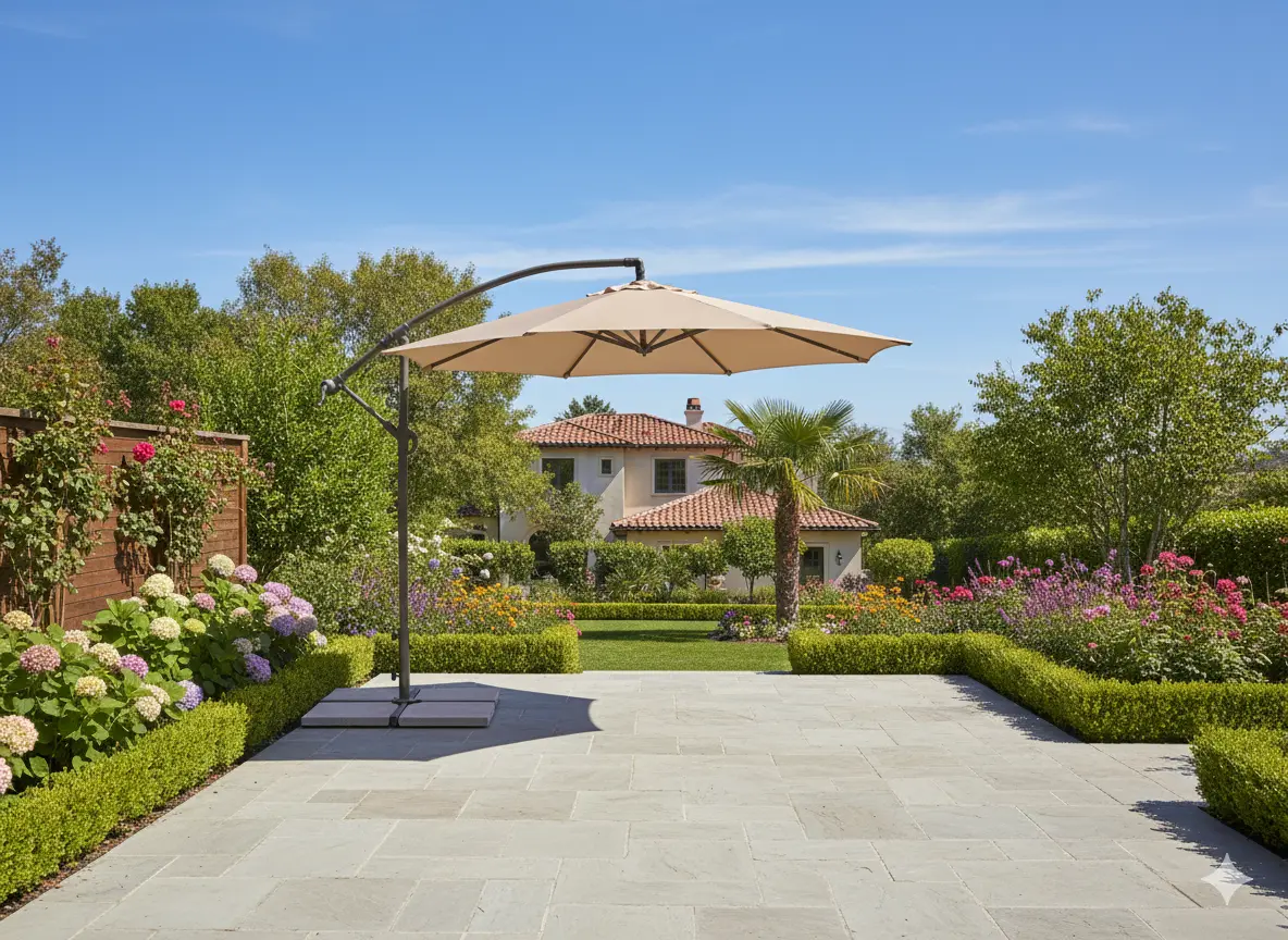 Parasol lateral aluminio Viena