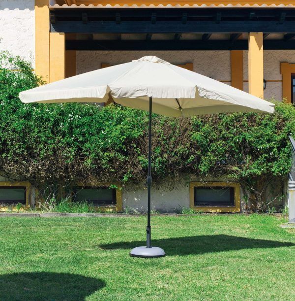 Parasol redondo 300 de aluminio con manivela Caracas