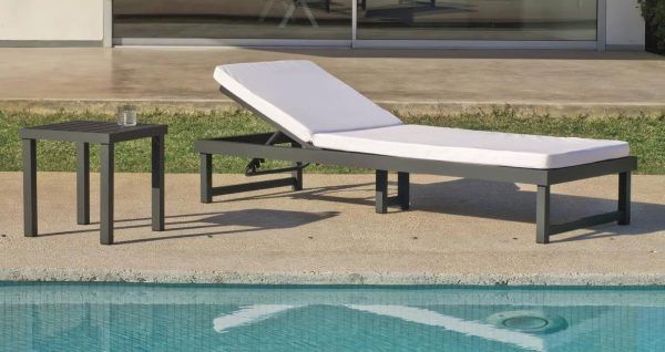Tumbona de aluminio reclinable Venecia
