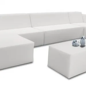 Conjunto chaiselongue piel náutica Volga