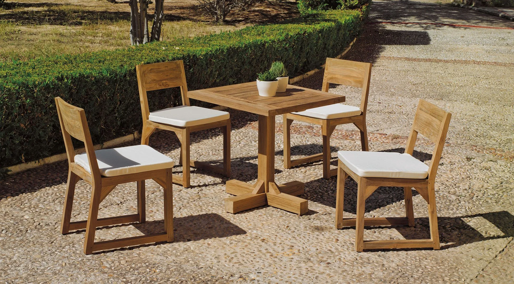 Silla de comedor en madera de Teka Windsor 20