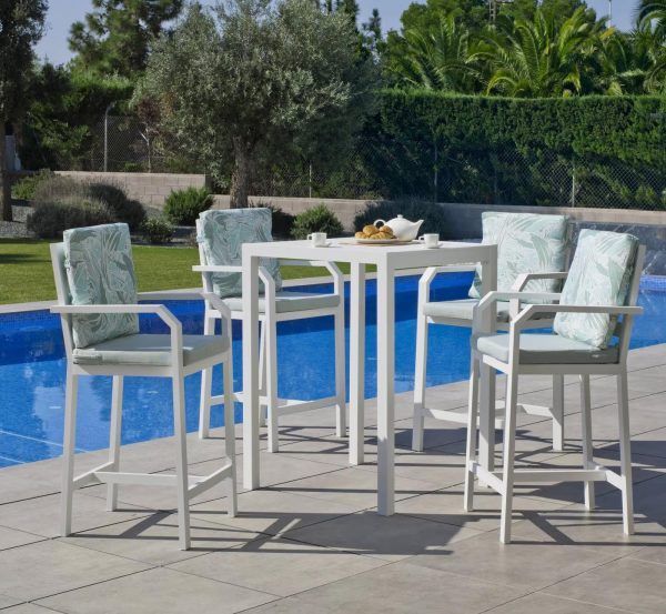 Conjunto de Taburetes de bar para jardín Stanley