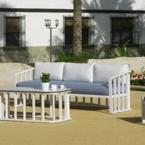 Conjunto de jardín gran confort en aluminio Birmania 10