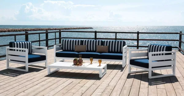 Conjunto sofá aluminio gran confort Cosmos 8