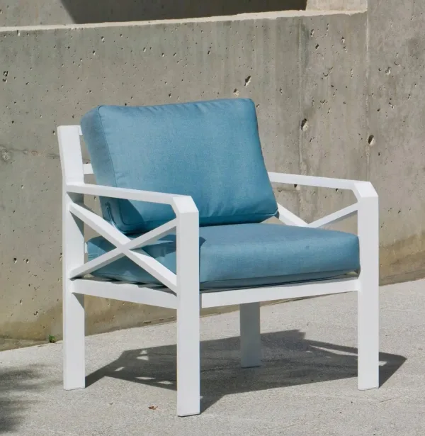 Sillón de aluminio para jardín Lausana