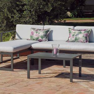 Conjunto chaiselongue jardín Chiara