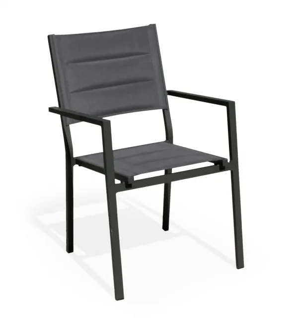 Silla textilene acolchado Milos 3