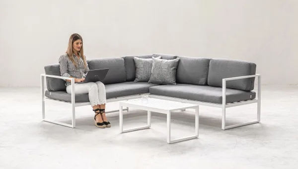 Sofá rinconera moderna modelo Duquesa