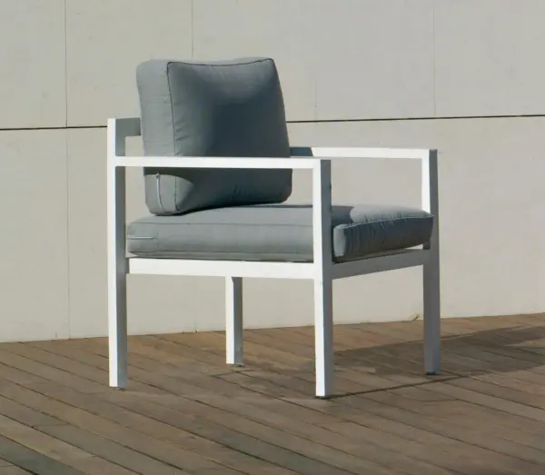 Sillón minimalista terraza diseño nórdico Hondina