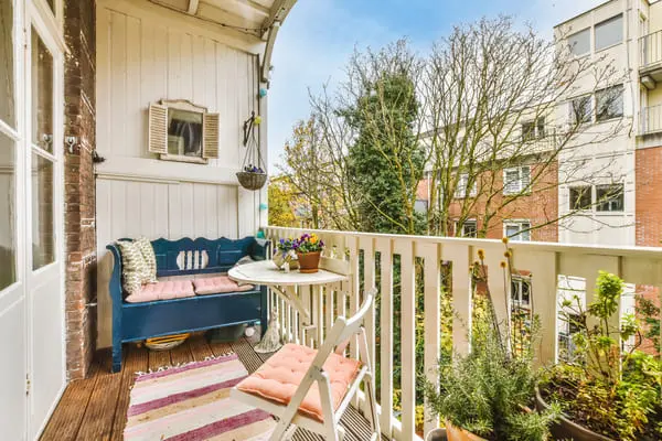 cozy balcony with blue bench 2025 02 10 10 04 54 utc 1 1