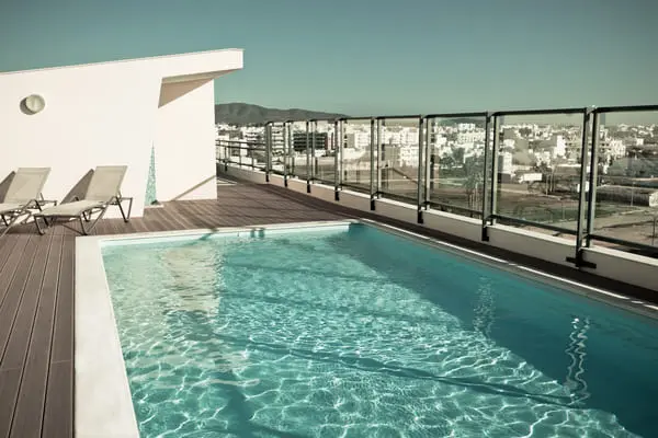outdoor swimming pool at a house roof 2024 12 16 05 32 11 utc
