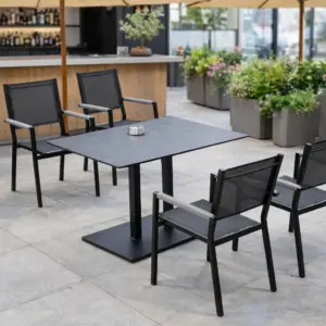 Mesa Rectangular Hostelería en aluminio Brisol