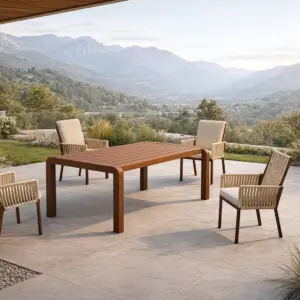 Conjunto Mesa California y Sillones Catania