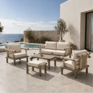 conjunto muebles jardin diseño nusa