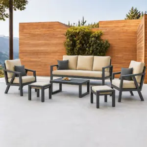 Set muebles jardín lujo Sara