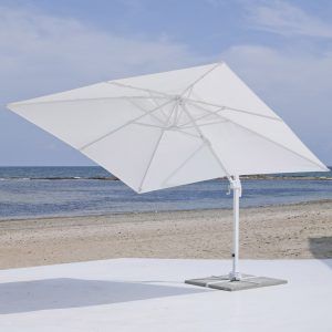 Parasol excéntrico 3x3 con manivela Gabana