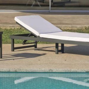 Tumbona de aluminio reclinable Venecia